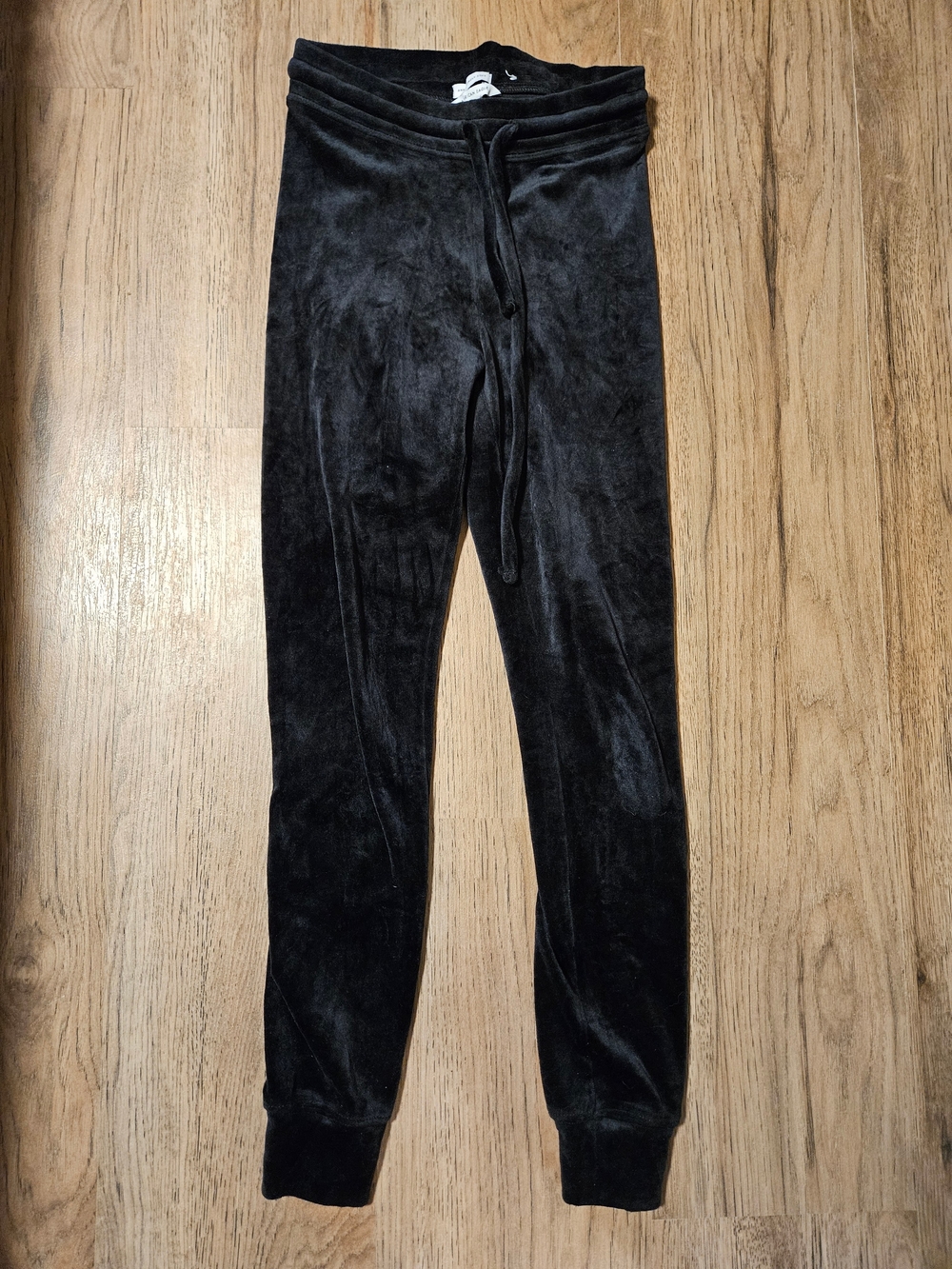 American Eagle Outfitters Black Velour Joggers